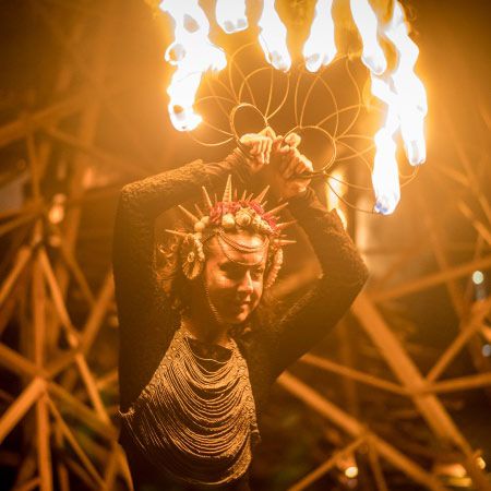 Fire Performer Milan