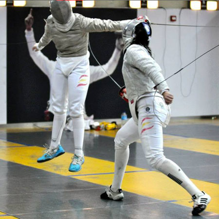 Spectacle d'escrime et de combat à l'épée