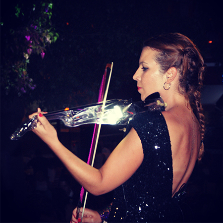 Female Electric Violinist