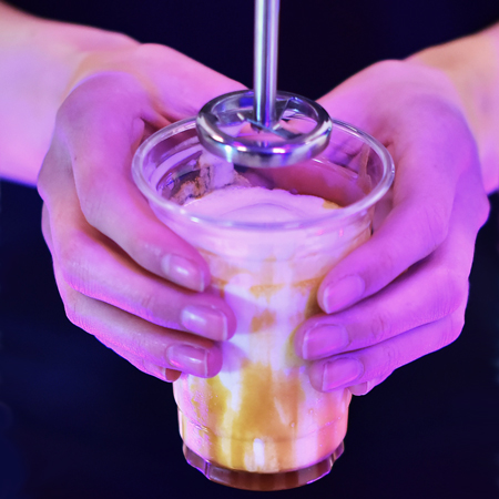 Liquid Nitrogen Milkshake Maker