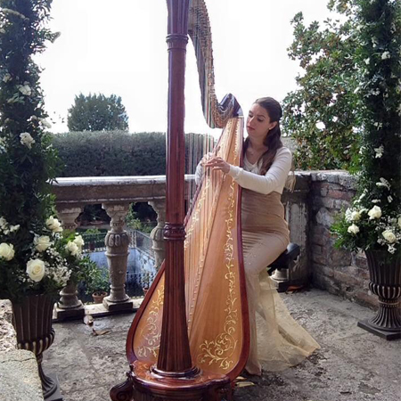 Hochzeit Harfenist Kalifornien