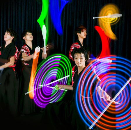 Japanese LED Jugglers