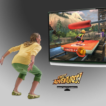 Simulatore di giochi arcade Kinect