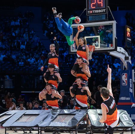 Basketball Stunt Team