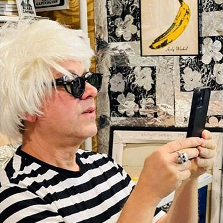 Andy Warhol Impersonator