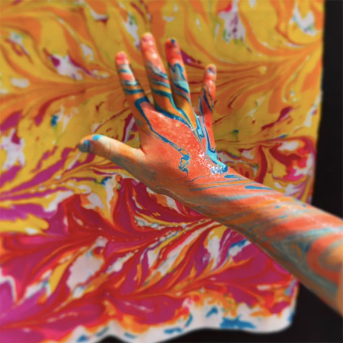 Body Marbling Art