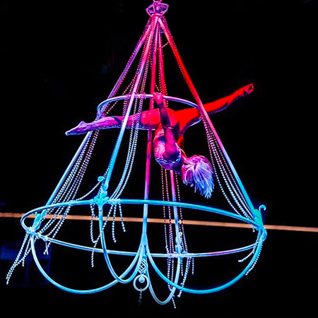 Aerial Chandelier Acrobat Dubai