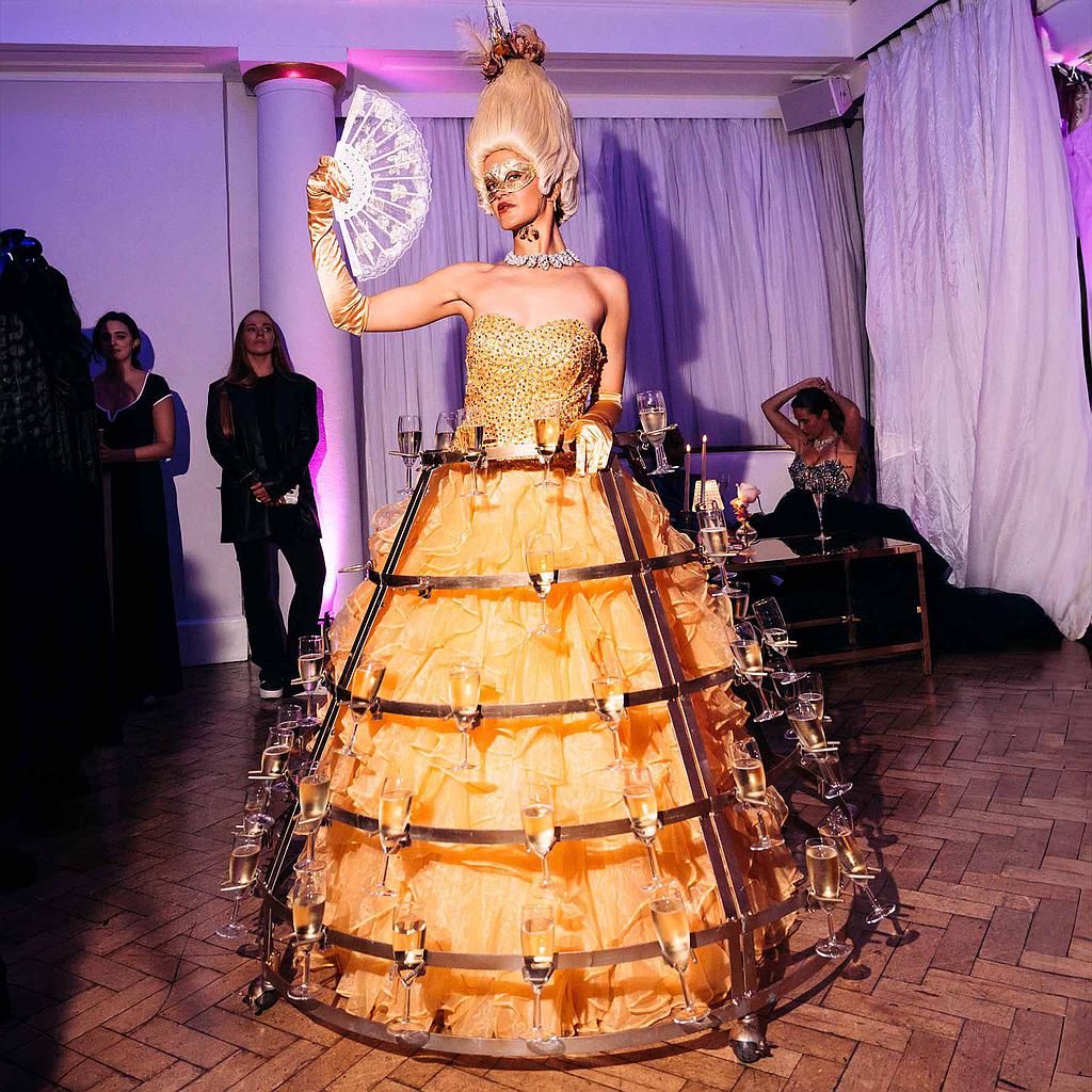 Renaissance Champagne Dress