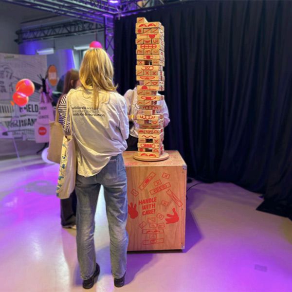 Giant Tumbling Tower Game