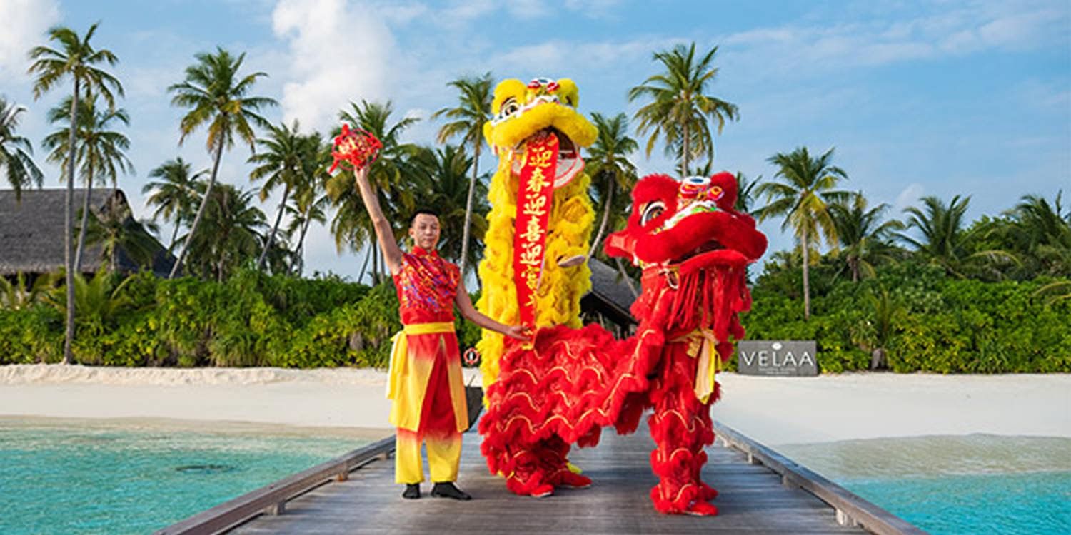 Maldives Resort Celebrate Chinese New Year With Traditional Performances