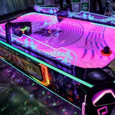 LED Air Hockey Table 