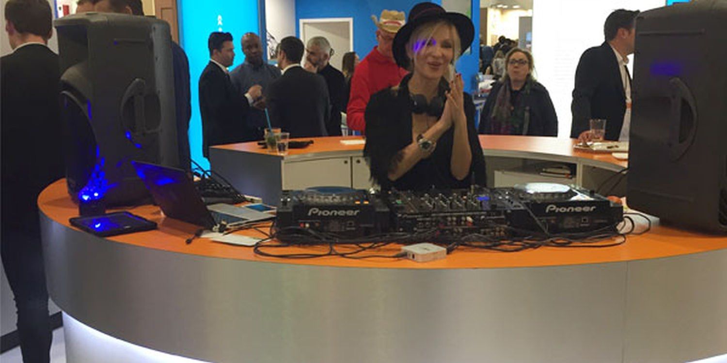 DJane Drops Beats At Berlin Exhibition