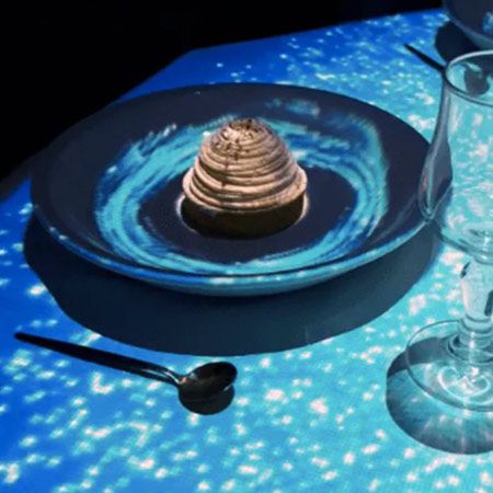 Video Mapped Immersive Dining