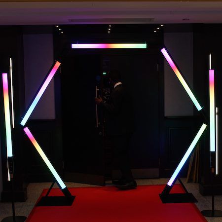 LED Hexagon Entrance Tunnel