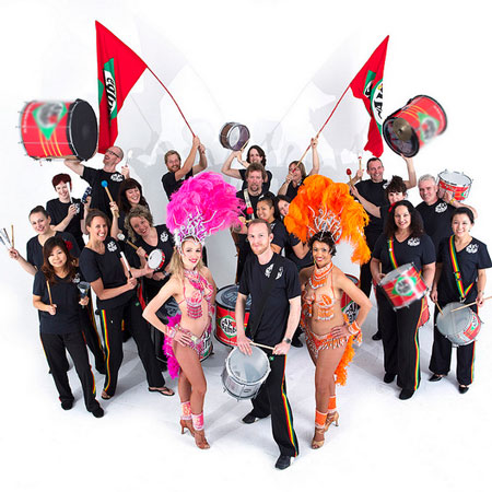 Neuseeländische Samba-Band