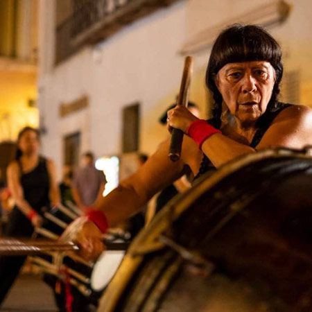Female Taiko Drummers Rome