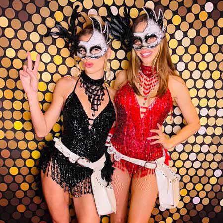 Roaming Masked Showgirls