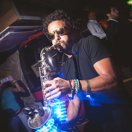 LED Saxophonist