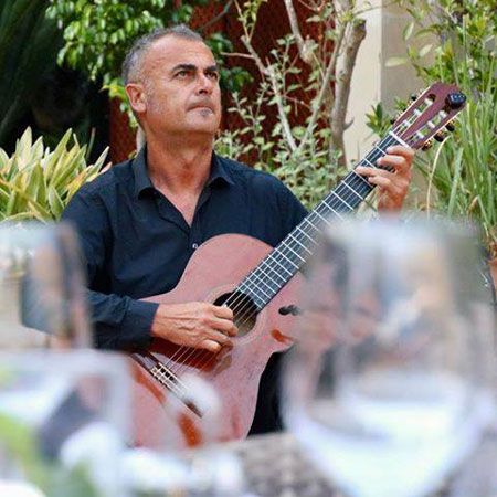 Spanischer Gitarrist Mallorca