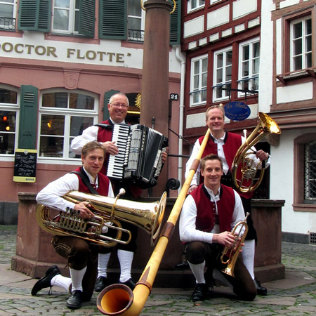Banda tradizionale di ottoni tedesca