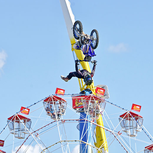 Dialed Action FMX (Freestyle Motocross) Stunt Show — Variety Attractions