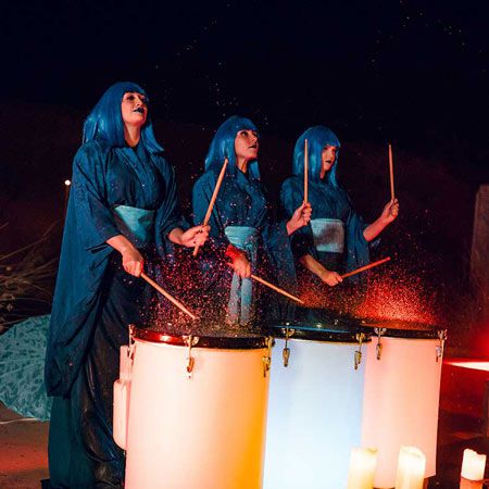 Female LED Water Drummers UAE