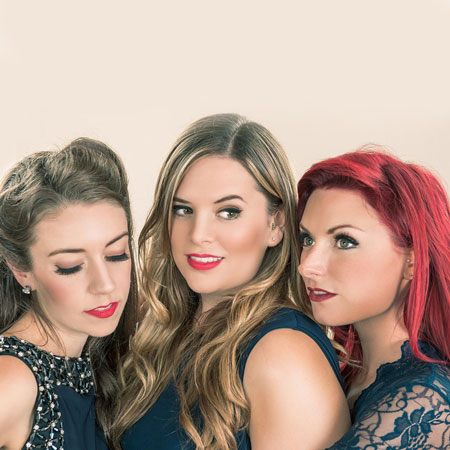 Trio d'harmonie féminin vintage