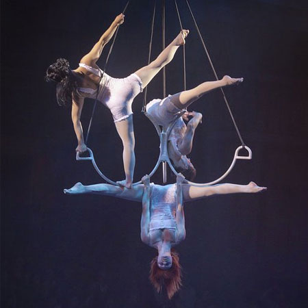 Hire Aerial Trio Quebec | Aerial Acrobat Show | Cirque Entertainment Canada