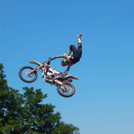 Spectacle de Freestyle Motocross en France
