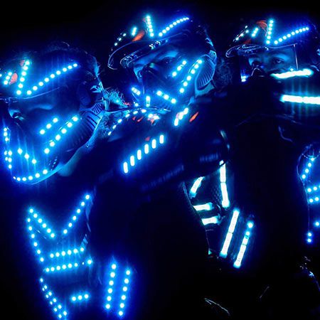 Book An LED Warrior Dance Show Spain | Scarlett Entertainment