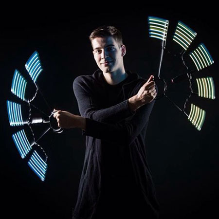 Hire LED Juggler Amsterdam - Book Circus Juggling Act | Scarlett ...