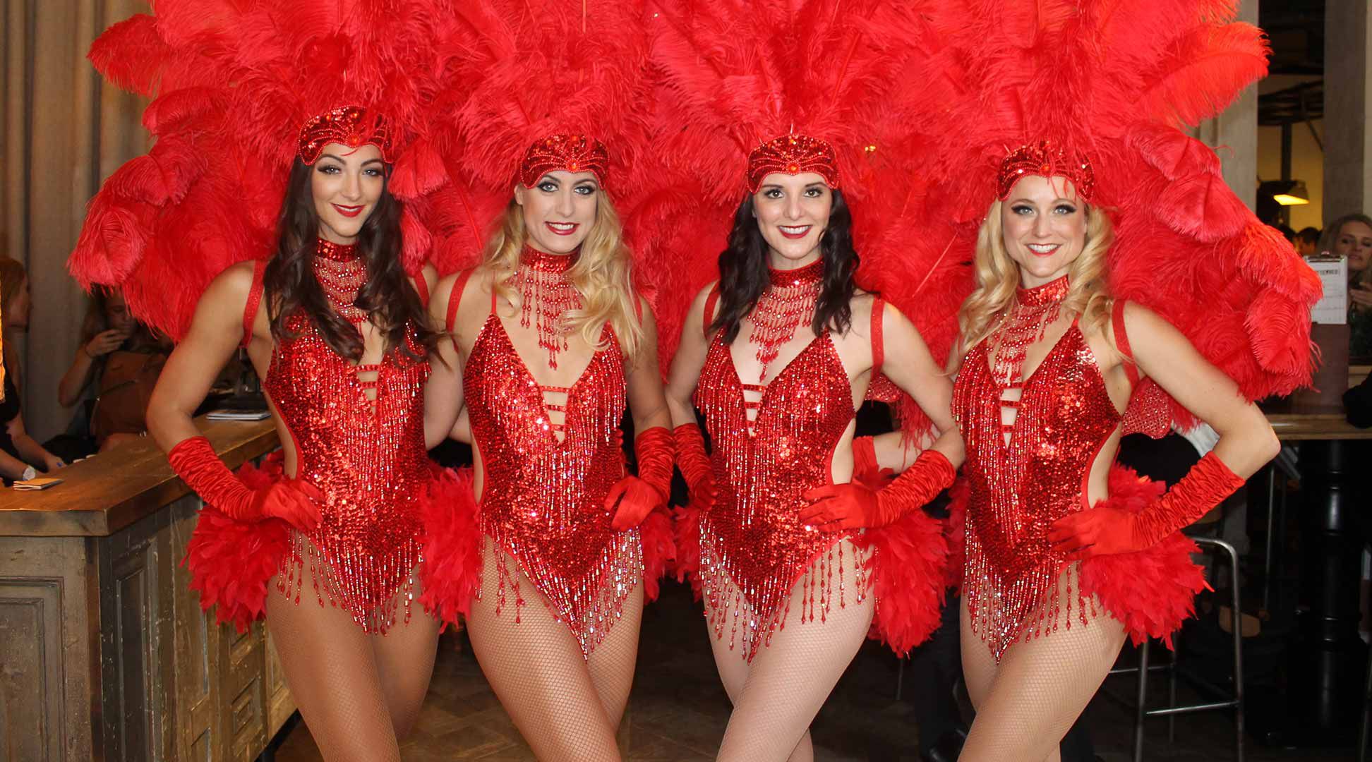 Can Can/Parisian Theme  Vegas Show Girls For Hire UK