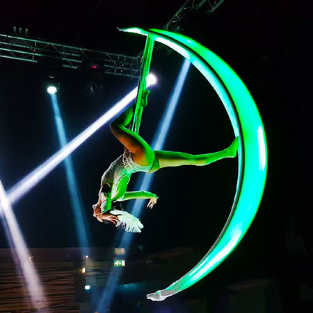 LED Aerial Moon Act Italy