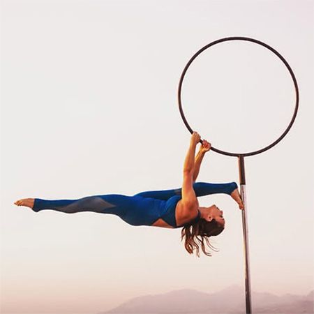 Freestanding Aerial Hoop Artist