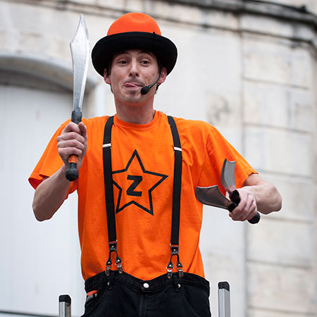 French Street Performer