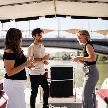 Viaggio in barca sul fiume Guadalquivir