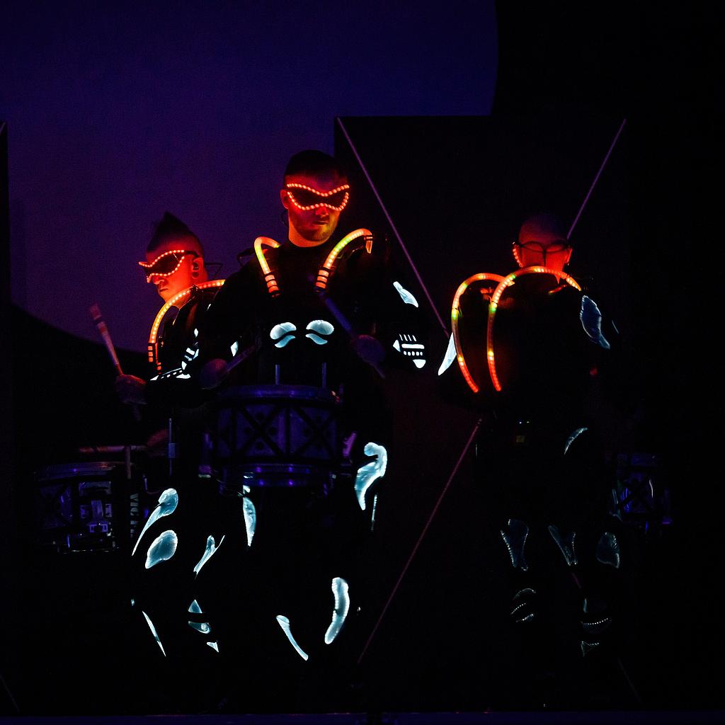 LED Drum Trio