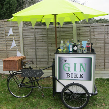 Pop-up Gin Bike UK