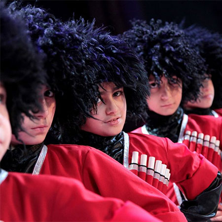 Producción de Ballet Infantil en el Escenario