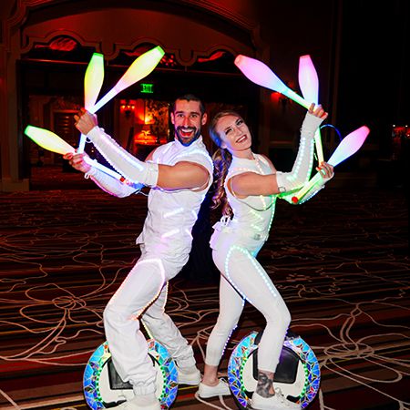 Unicycle Juggling Act USA