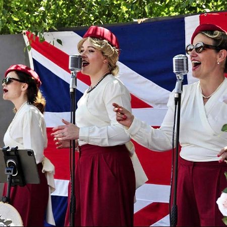 Trio vocal vintage féminin