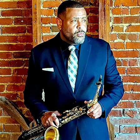 Hombre Saxofonista Louisiana