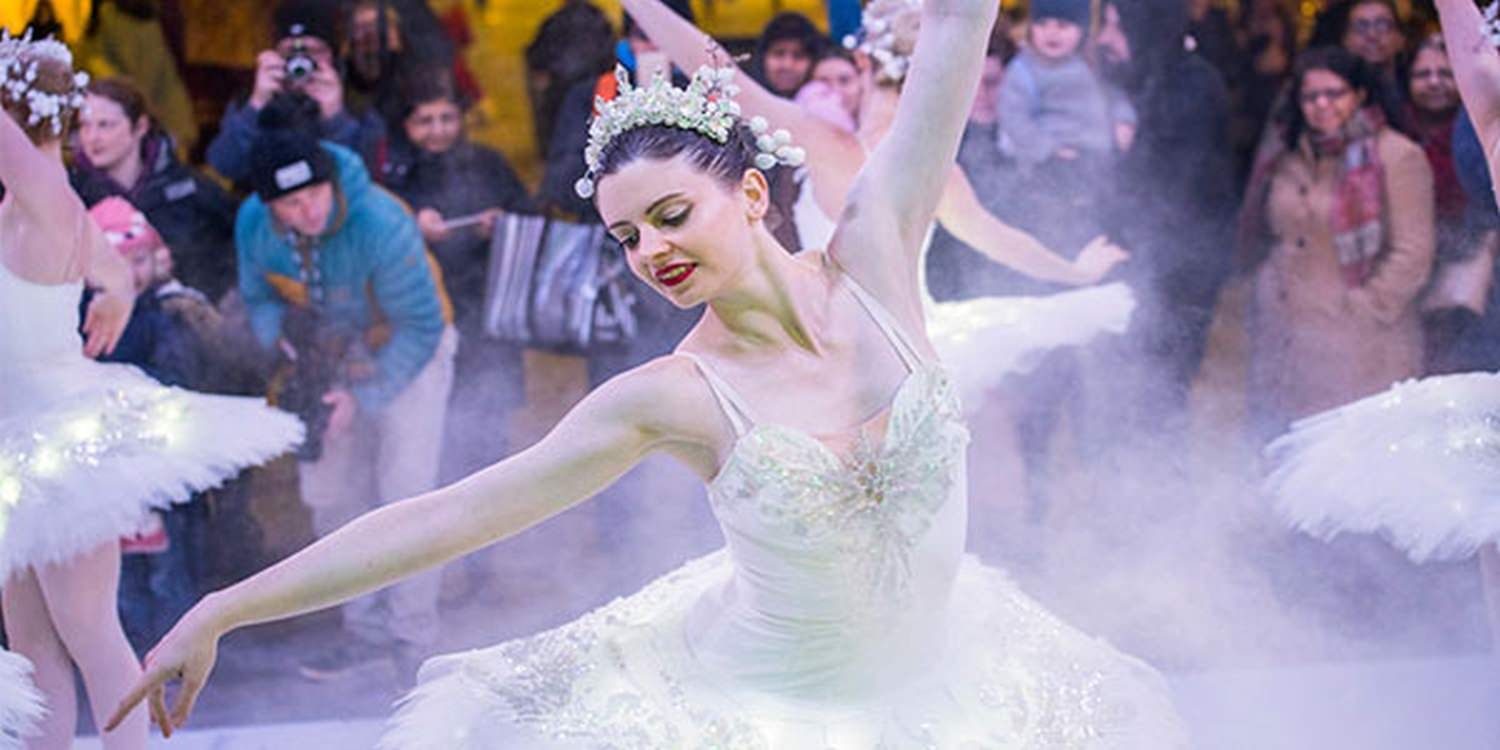 Swan Lake Ballerinas Take Centre Stage At Frostival