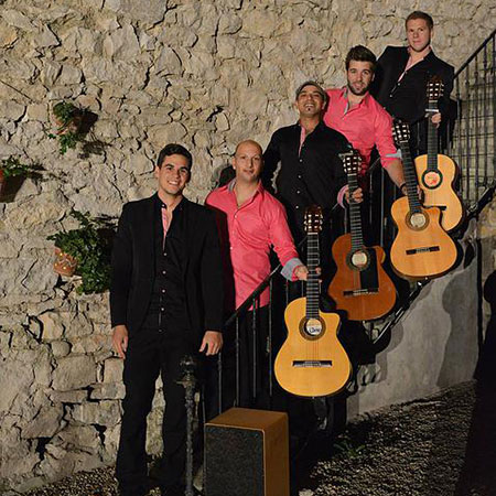 Flamenco Gruppe Französische Riviera