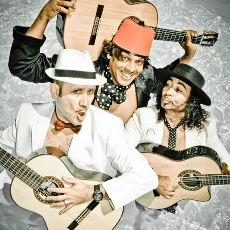 Trio de comédie flamenco