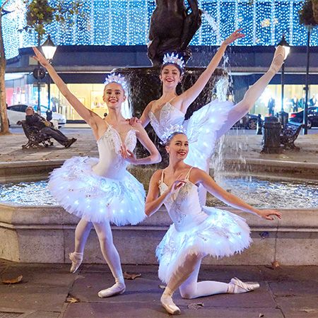 Hire Snowflake Ballerinas - stunning winter dancers