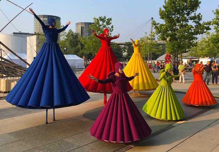 Rainbow Parade Book Multicoloured Walkabout Act Scarlett