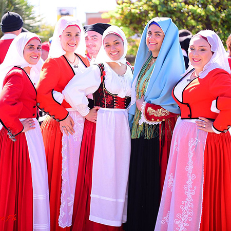 Traditional Sassari Performers