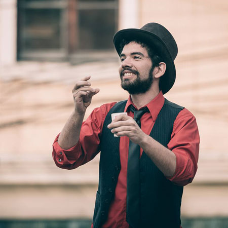 Magicien de proximité et de scène au Royaume-Uni