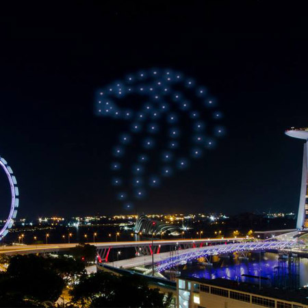 Aerial Drone Show Singapore